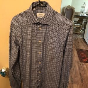 Eton dress shirt- size 15-casual fit